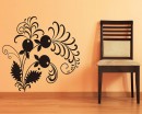 Happiness Flowers Vinyl Decals Modern Wall Art
